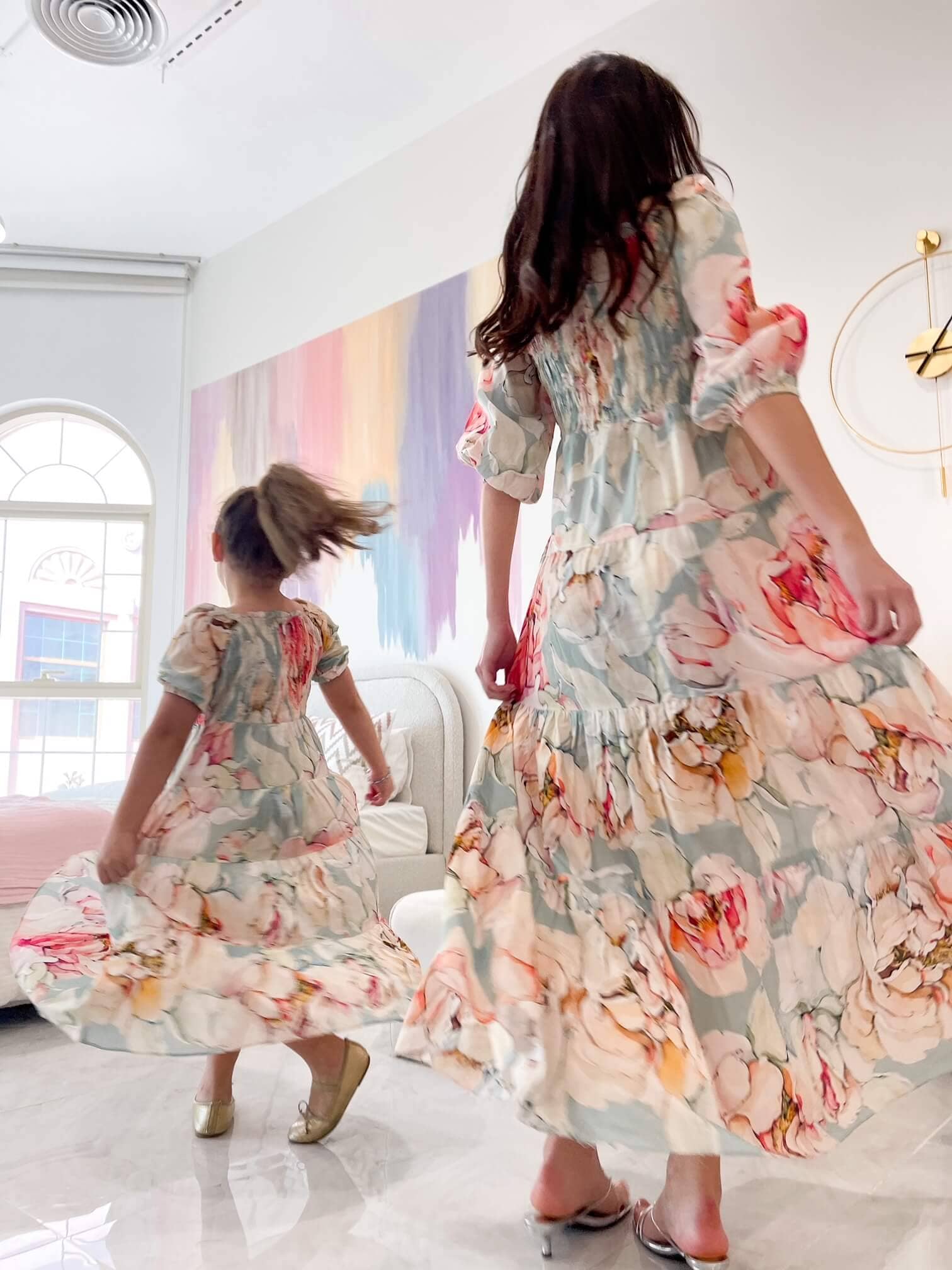 Mini Azure Smock Dress Dresses  - Sowears