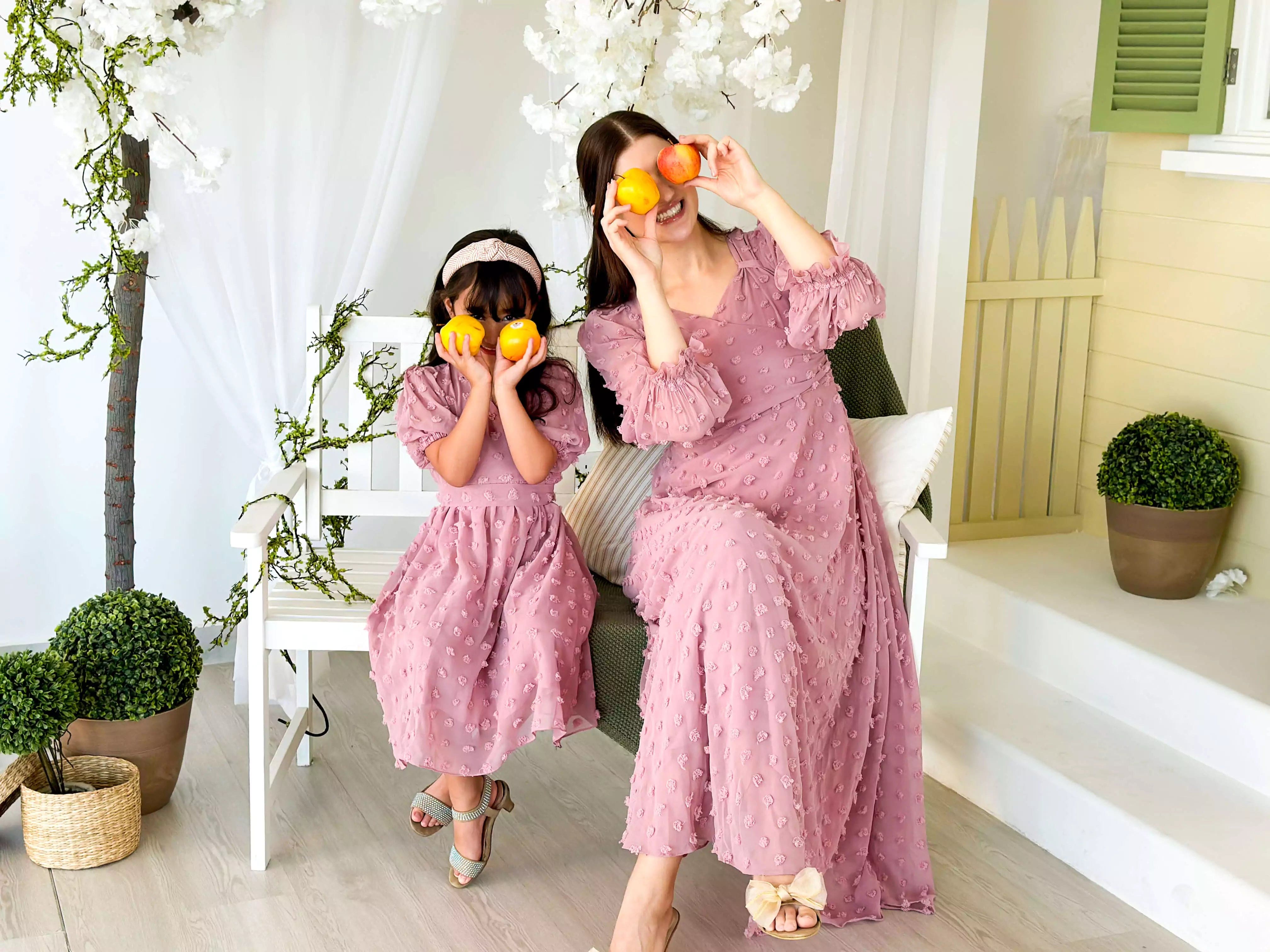 Mini Glacial Texture Dress - Pink Dresses  - Sowears