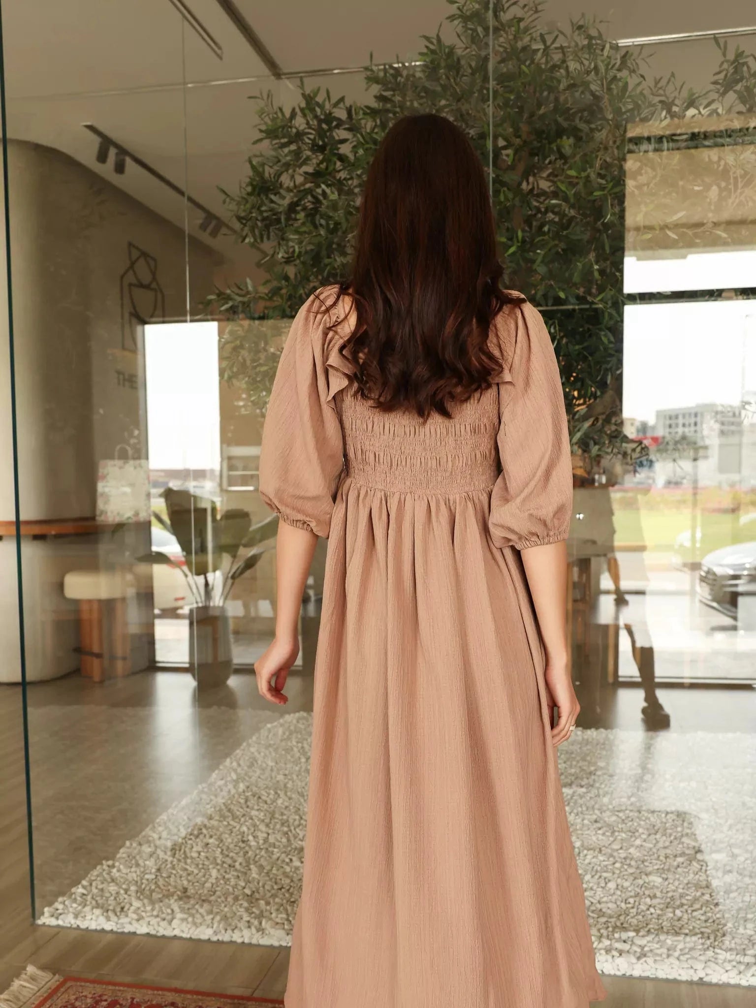 Stylar Smocked Dress Dresses  - Sowears