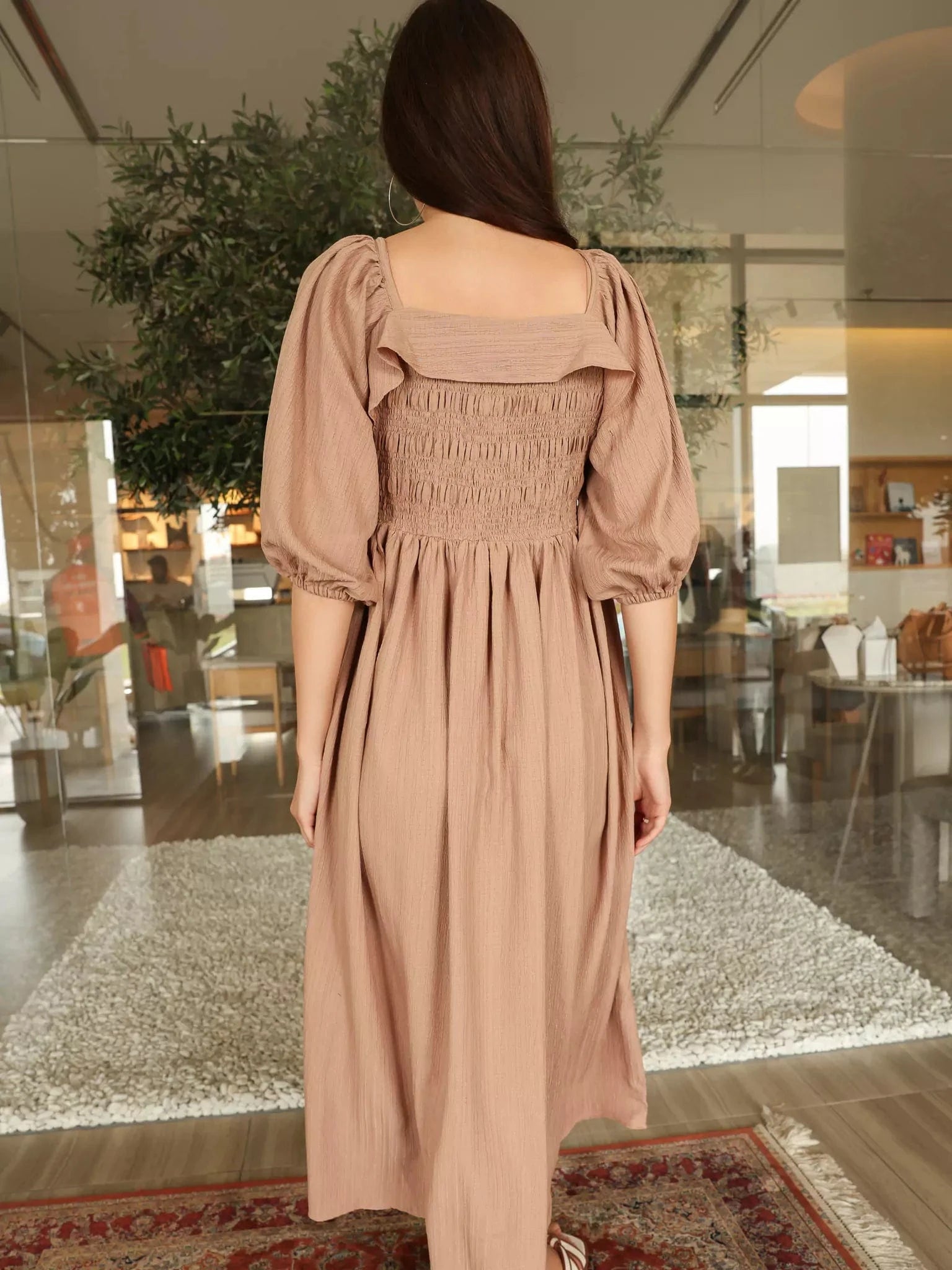 Stylar Smocked Dress Dresses  - Sowears