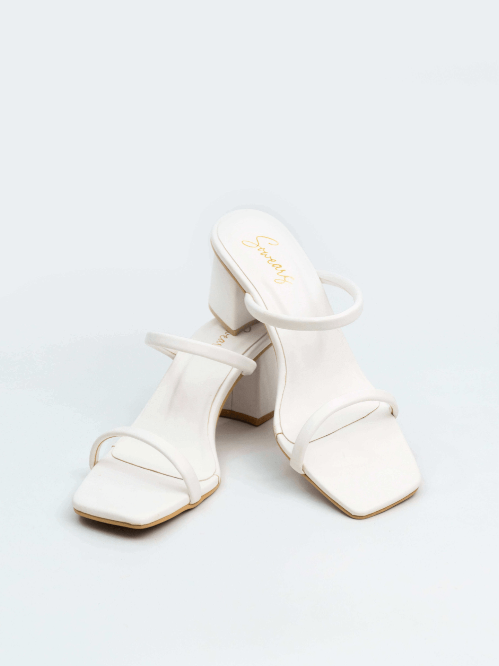 Basic white heels cheap