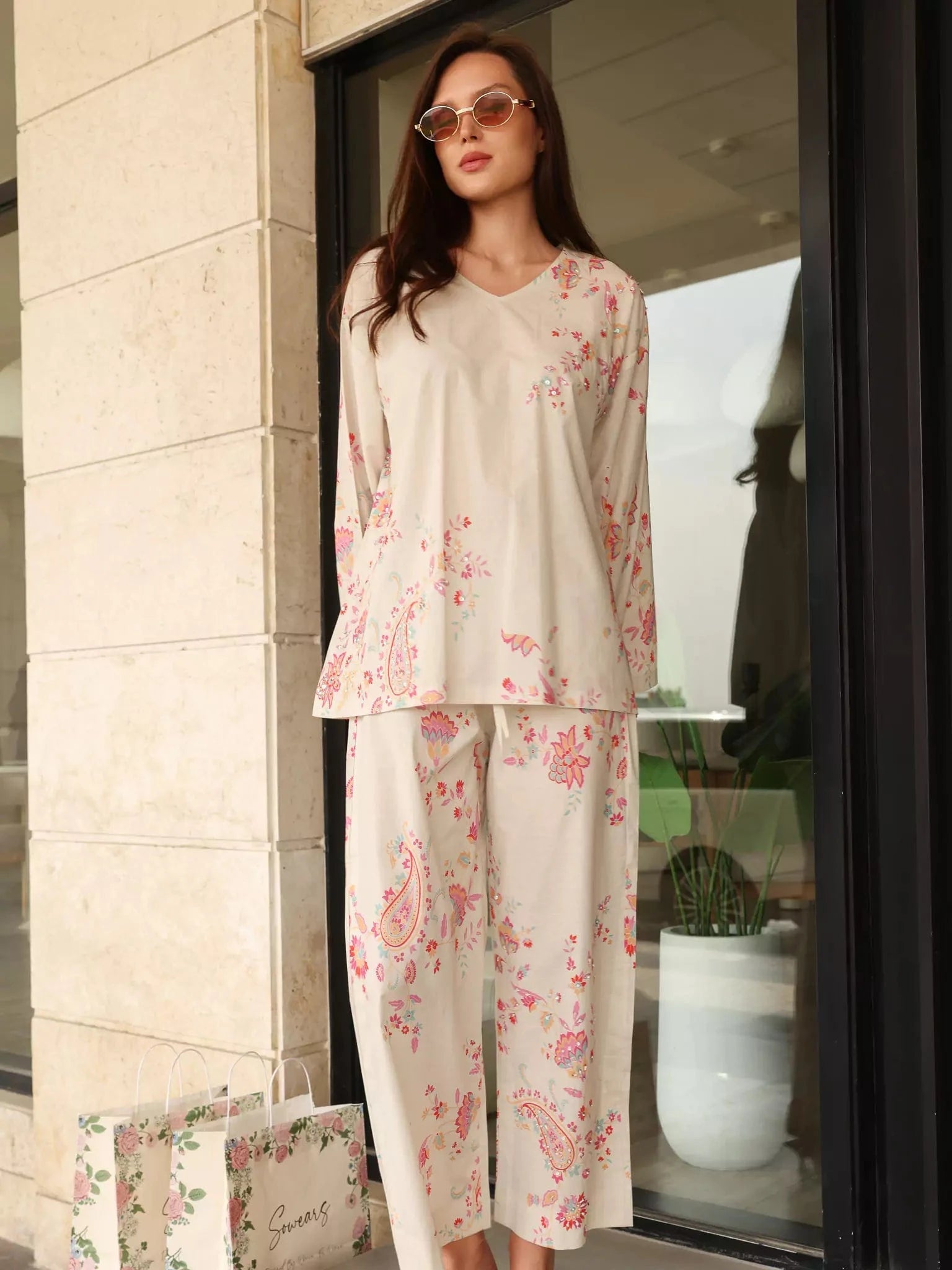 Salomi Embellished Co Ord Set Outfit Sets  - Sowears