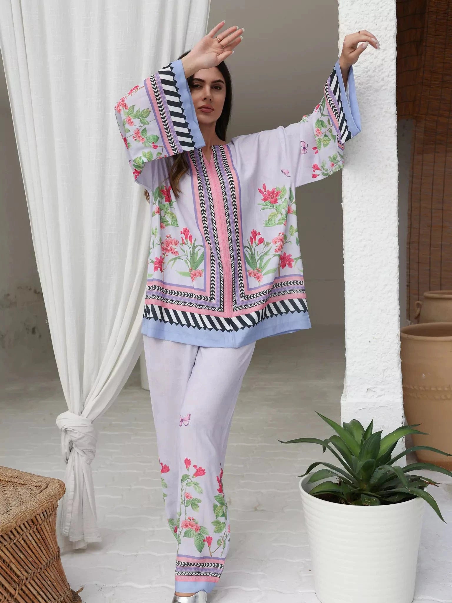 Mini Wisteria Co Ord Set For Girls