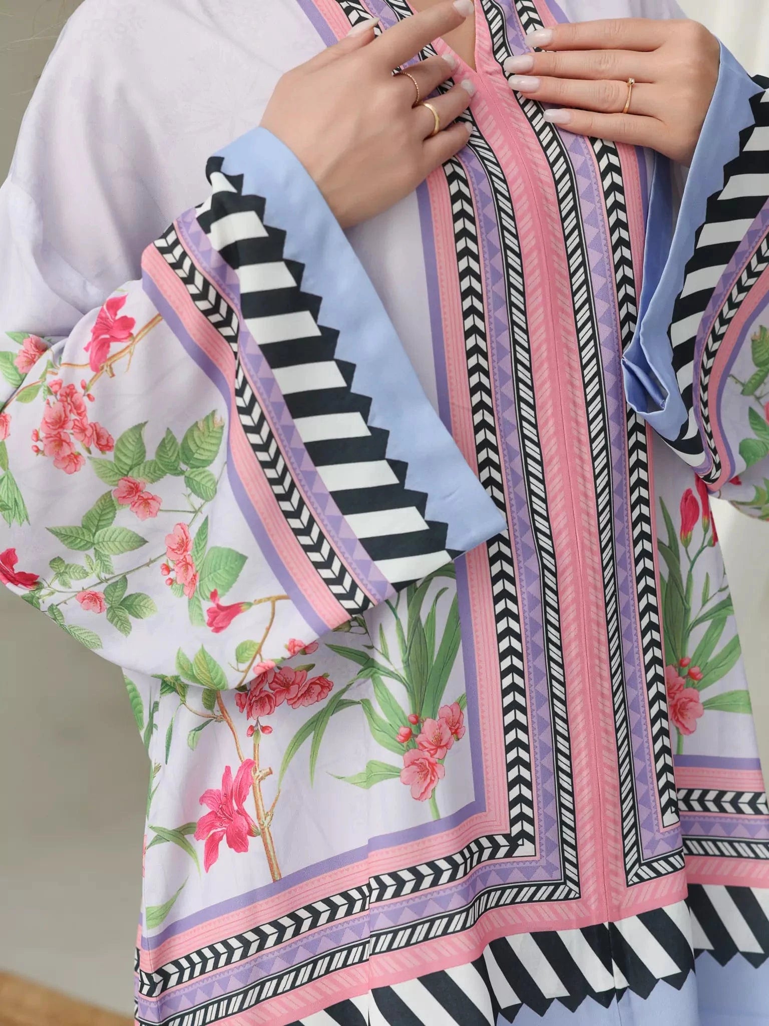 Wisteria Floral Co Ord Set Outfit Sets  - Sowears