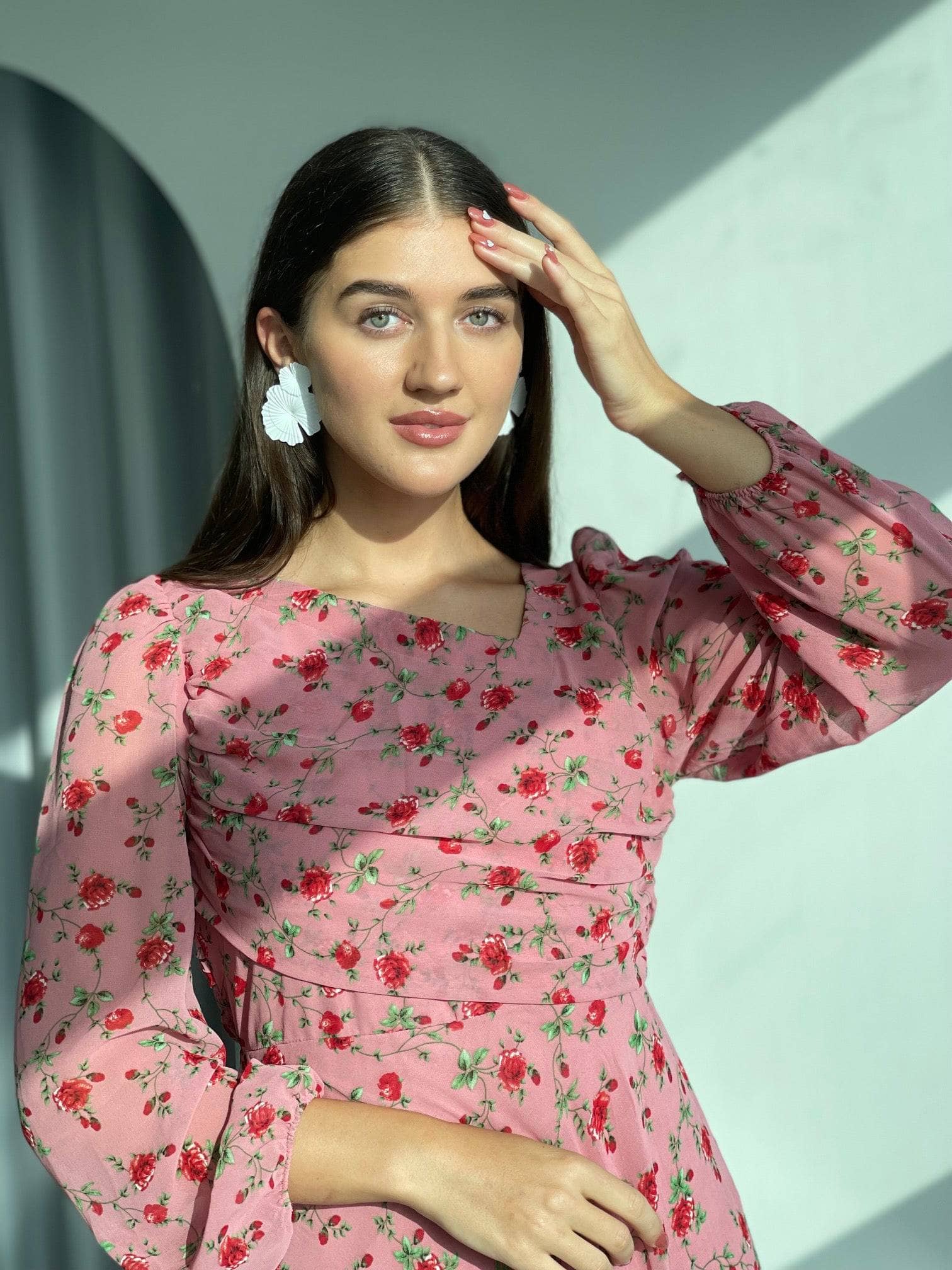 Rosè In Dusty Pink Floral  - Sowears