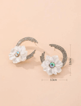 Semi Jewelled Earrings Apparel & Accessories  - Sowears