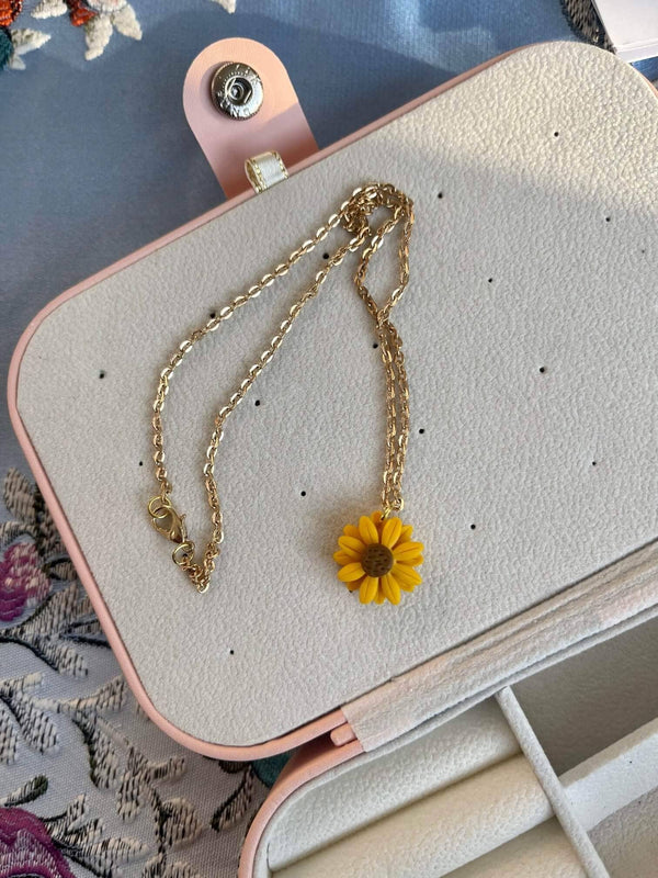 Sunflower Necklace Apparel & Accessories  - Sowears