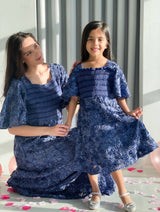 Mini Heavenly Blue Dress Baby & Toddler Dresses  - Sowears