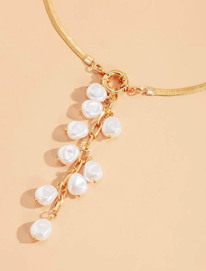 Pearl Pendant Necklace Necklaces  - Sowears