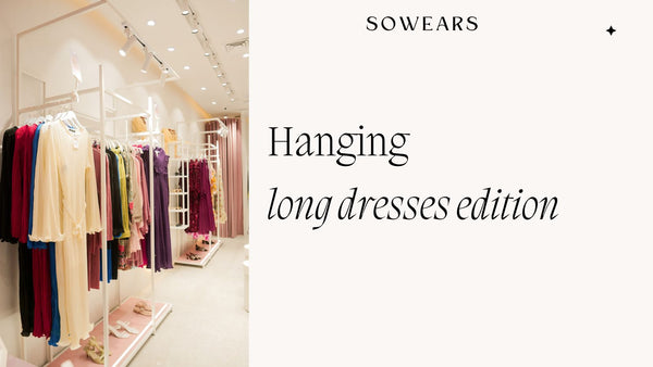 How to Hang Long Dresses - Easily!