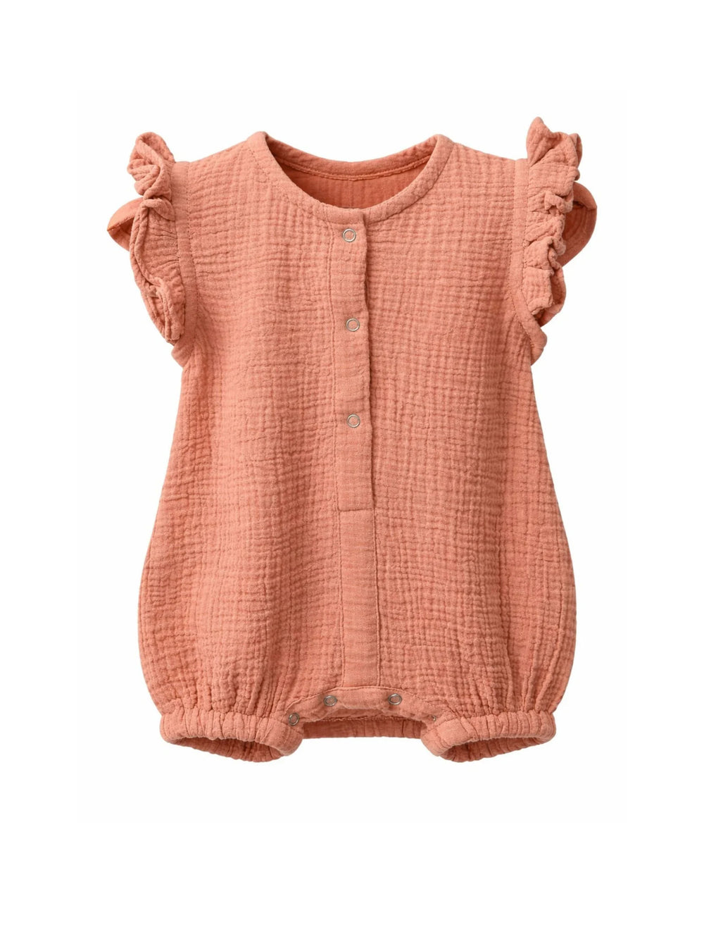 Mini Onesie Ophelia Pastel Pink Muslin For Girls