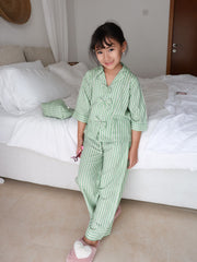 Mini Hushie Green Lounge Co Ord Set