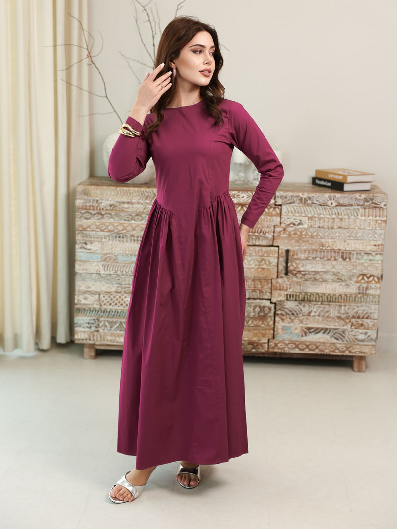 Plumelot Panel Poplin Dress