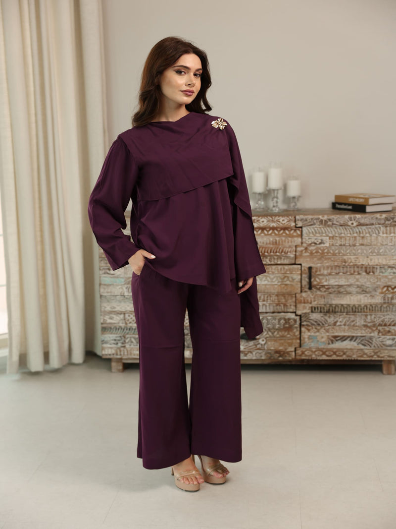 Swayla Plum Buckle Co Ord Set