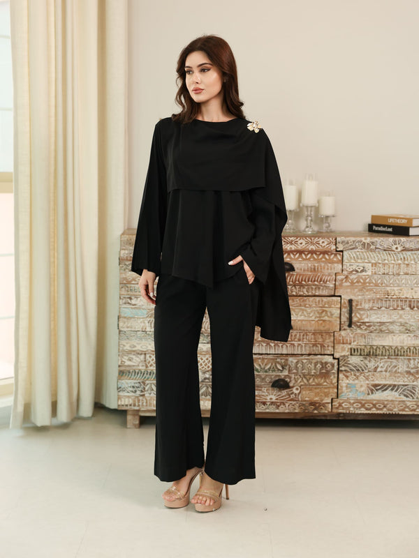 Swayla Black Buckle Co Ord Set