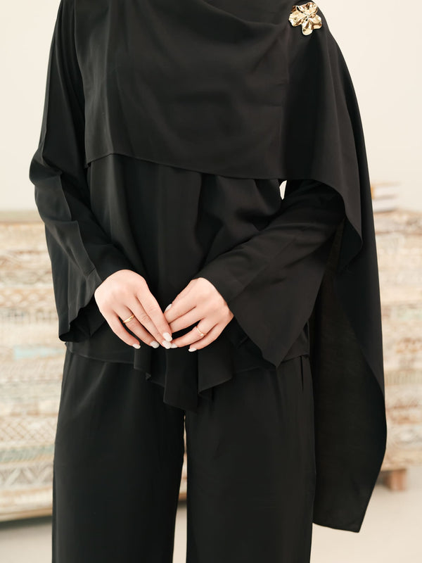 Swayla Black Buckle Co Ord Set