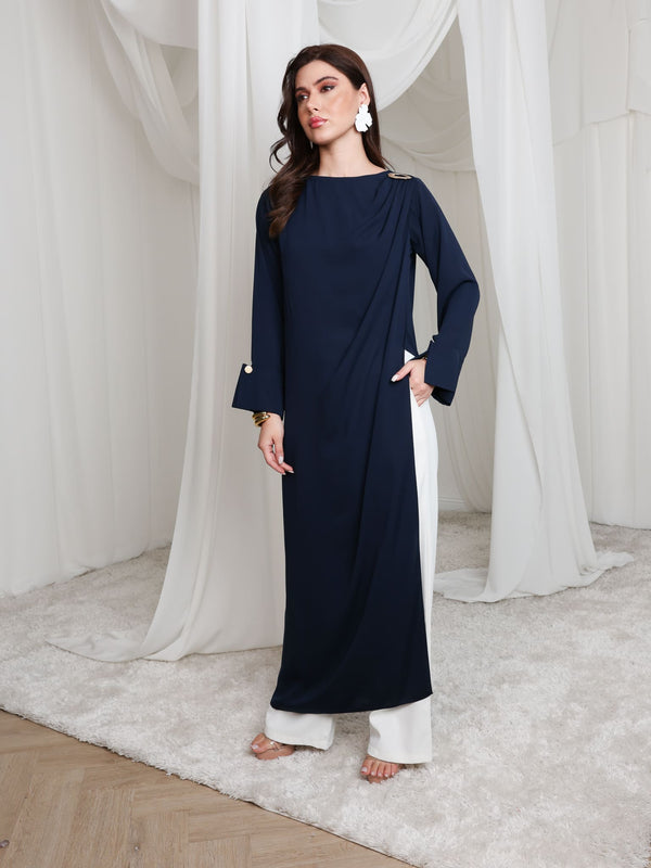 Strath Long Navy Blue Tunic