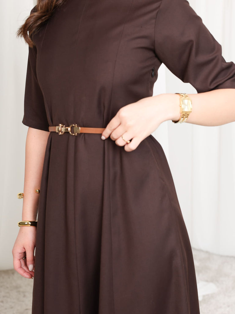 Brown Buckle Belt