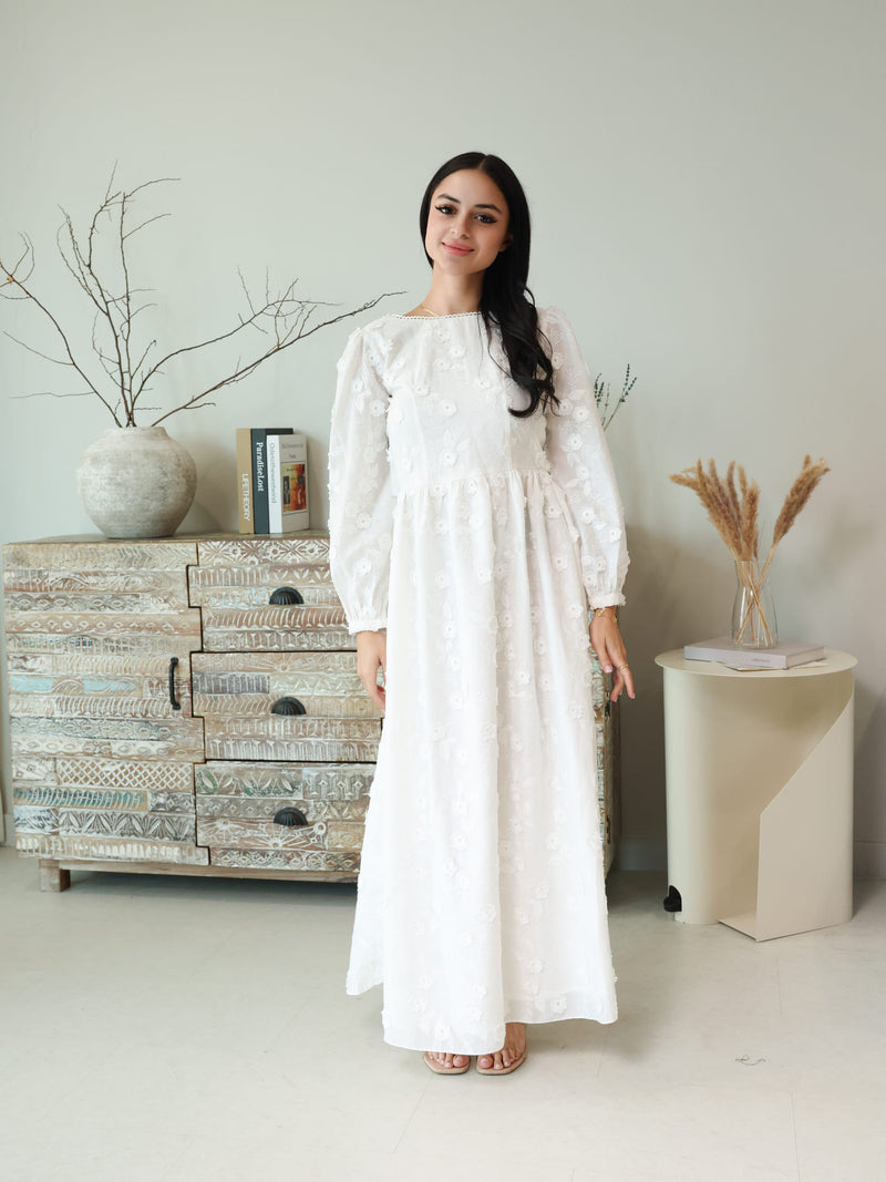 Floraison 3D Floral Dress