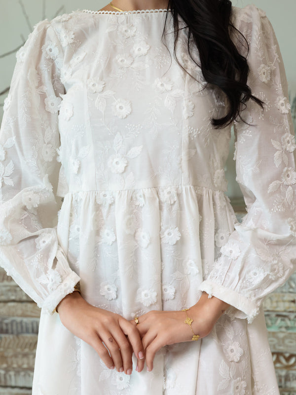 Floraison 3D Floral Dress
