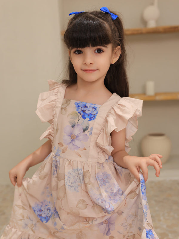 Mini Bellina Blue Floral Dress