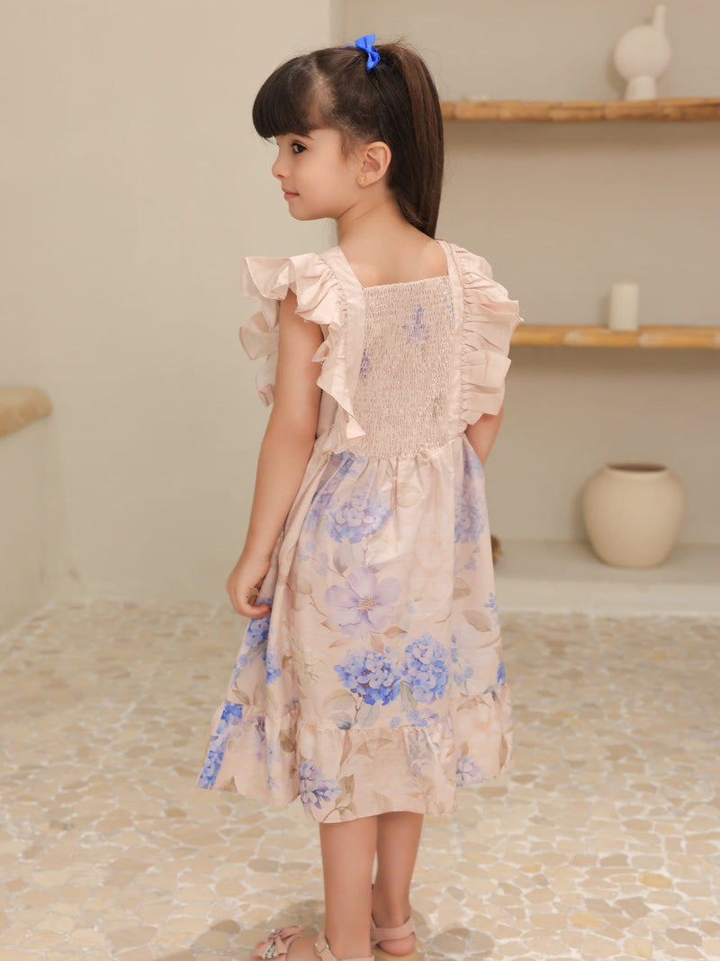 Mini Bellina Blue Floral Dress