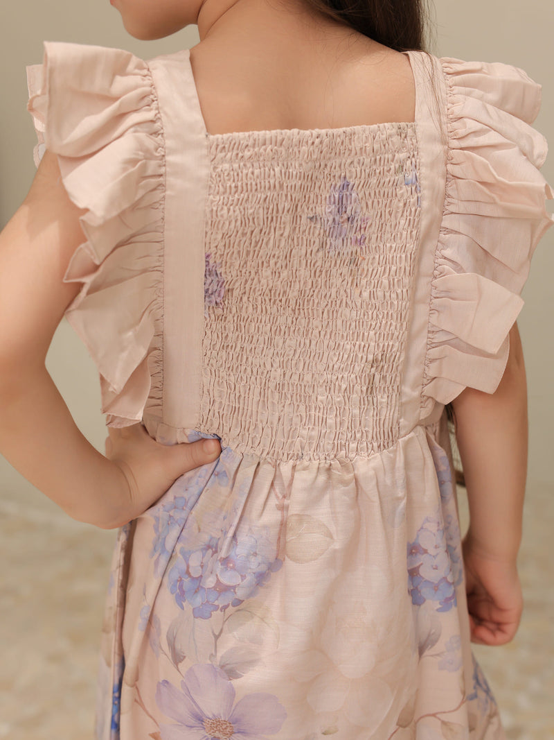 Mini Bellina Blue Floral Dress