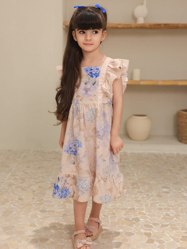 Mini Bellina Blue Floral Dress