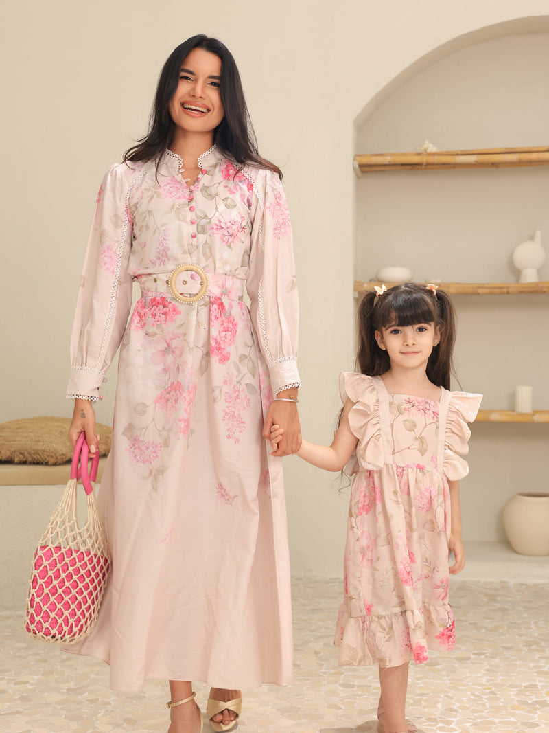 Mini Bellina Pink Floral Dress