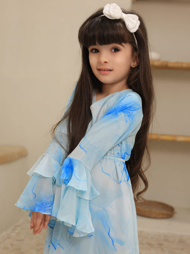 Mini Sakura Mist Blue Dress