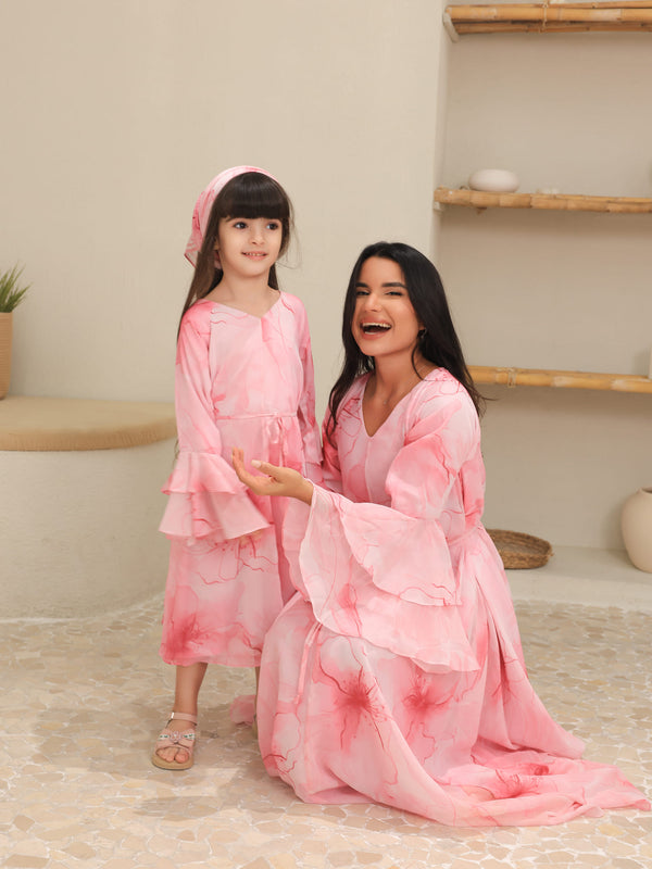 Mini Sakura Mist Pink Dress