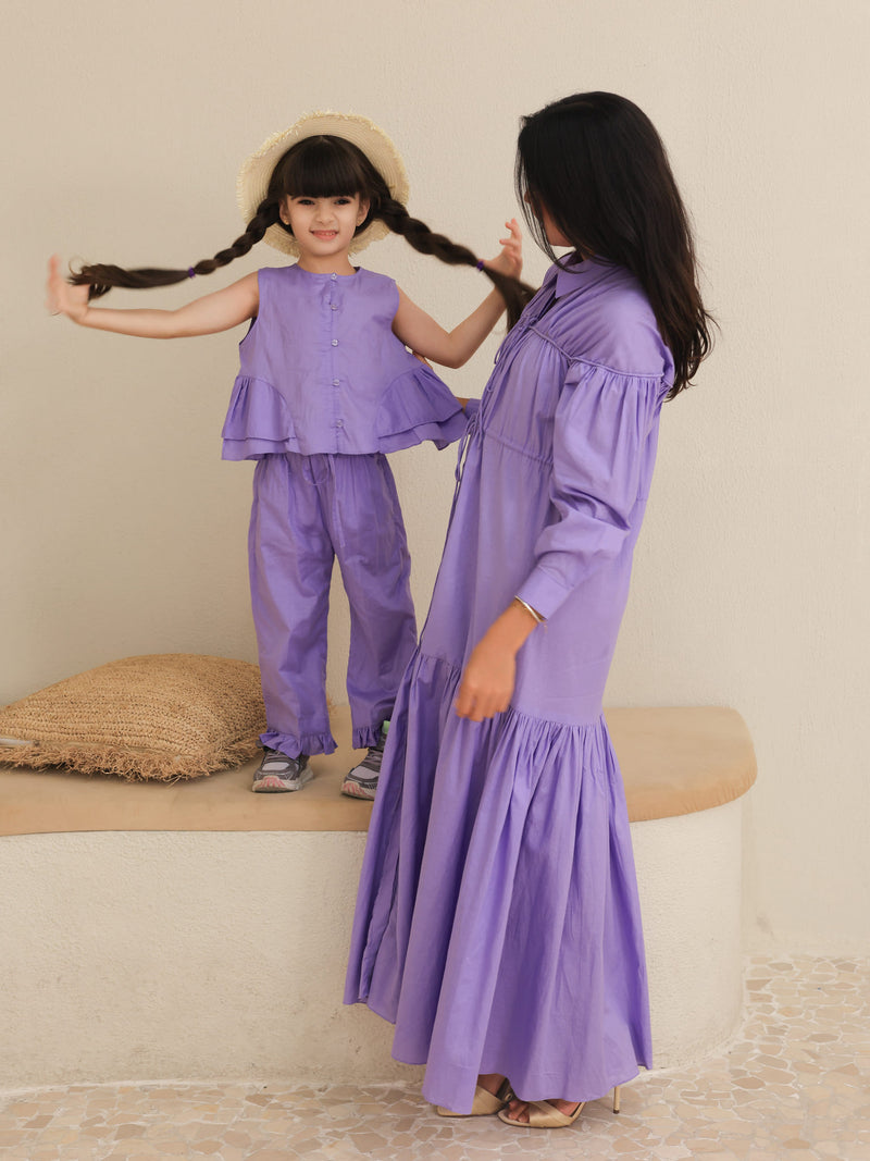 Mini Ruffyn Cotton Co Ord Set