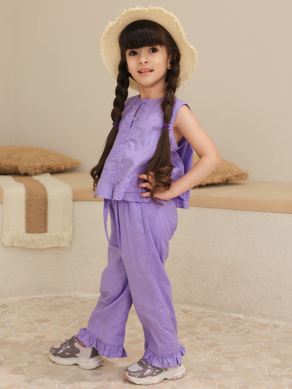 Mini Ruffyn Cotton Co Ord Set