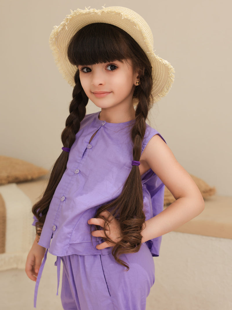 Mini Ruffyn Cotton Co Ord Set