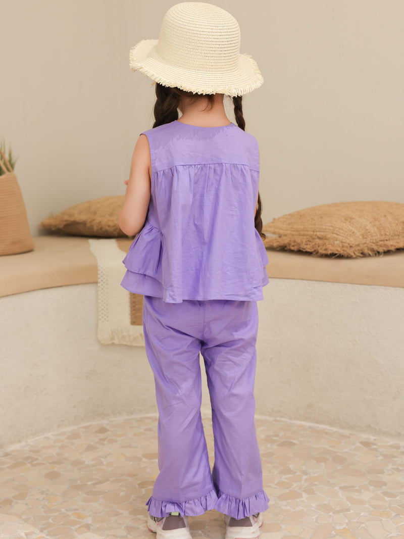 Mini Ruffyn Cotton Co Ord Set