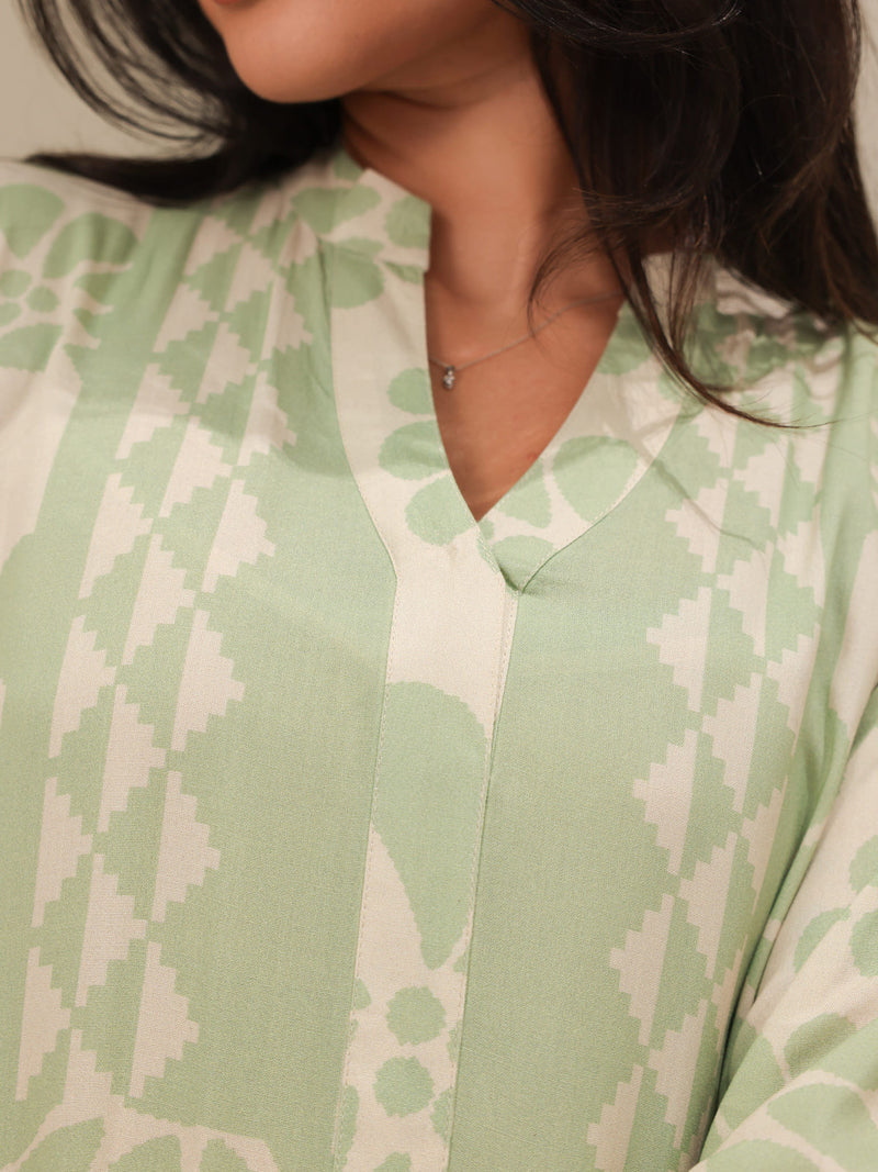 Aurora Green Long Dress