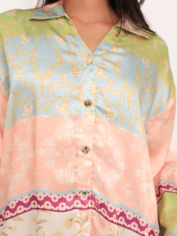 Baroque Silk Printed Shirt