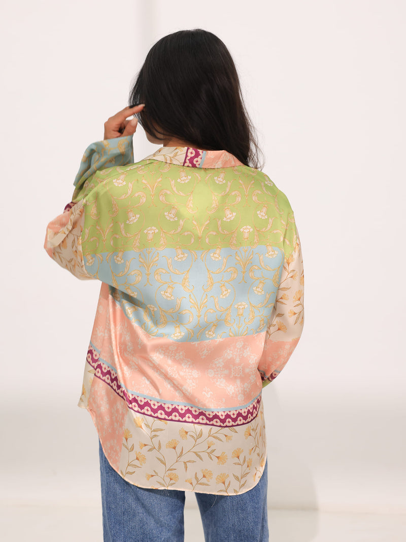 Baroque Silk Printed Shirt