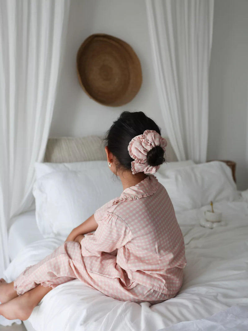Mini Soffie Pink Heart Lounge Co Ord Set