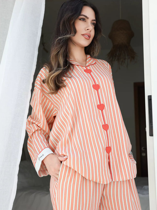 Plushka Lounge Heart Detailed Shirt
