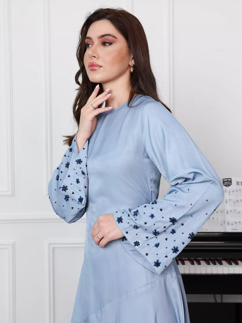 Starlit Embellished Long Dress