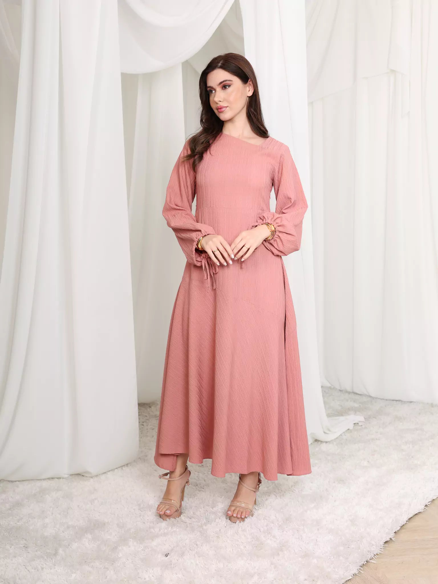 【Loulouseoul】Pink Sands Dress HELLESSY Loulou Dress in Shocking Pink | FWRD