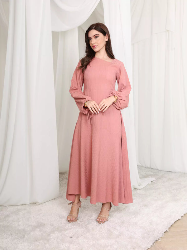 Pia Asymmetric Long Dress
