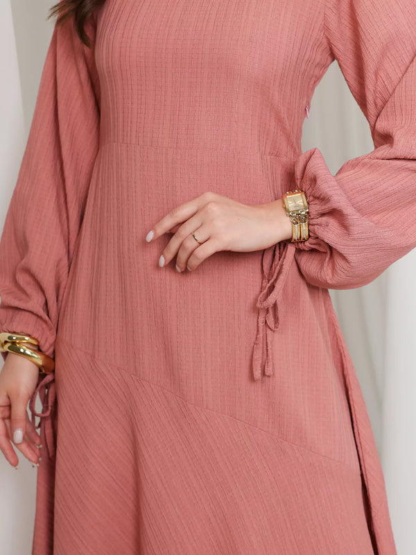 Pia Asymmetric Long Dress