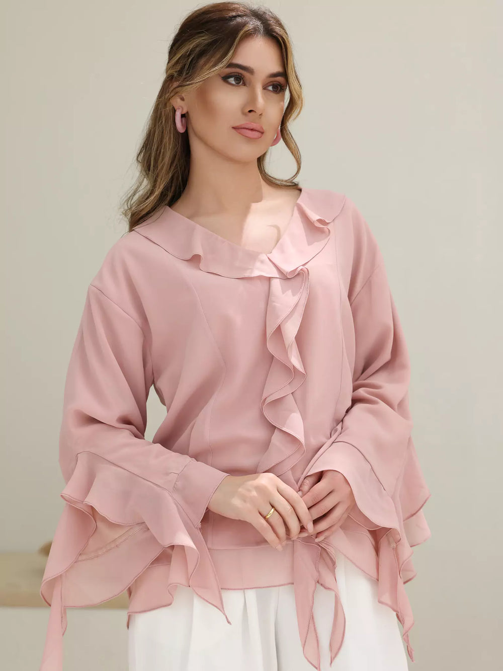 Mousse Ruffle Shirt