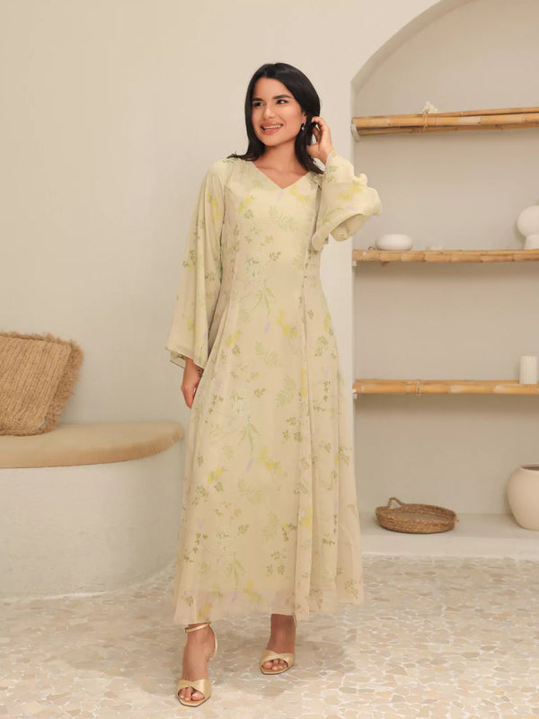 Chloris Princess Panel Long Dress