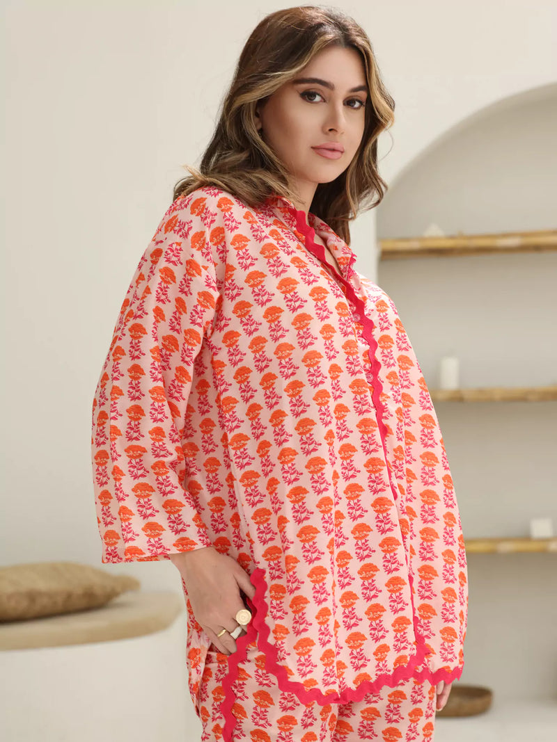 Blush Swirl Co Ord Set