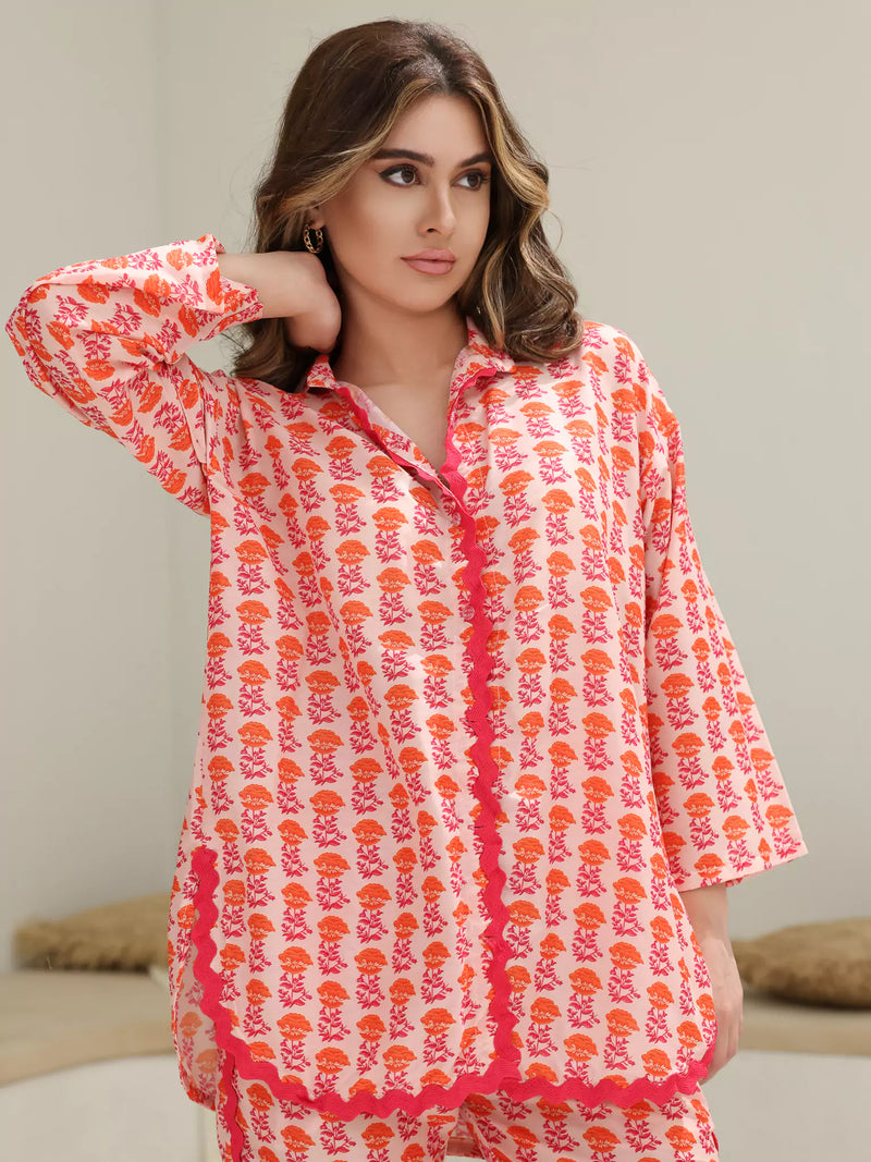 Blush Swirl Co Ord Set