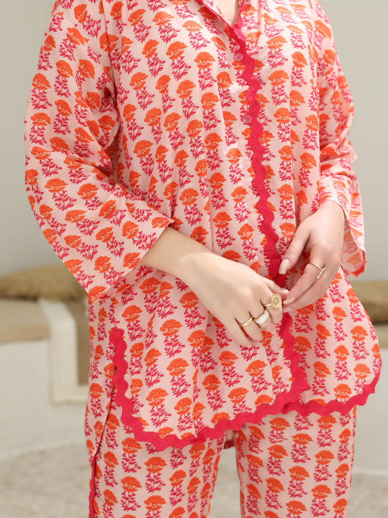 Blush Swirl Co Ord Set