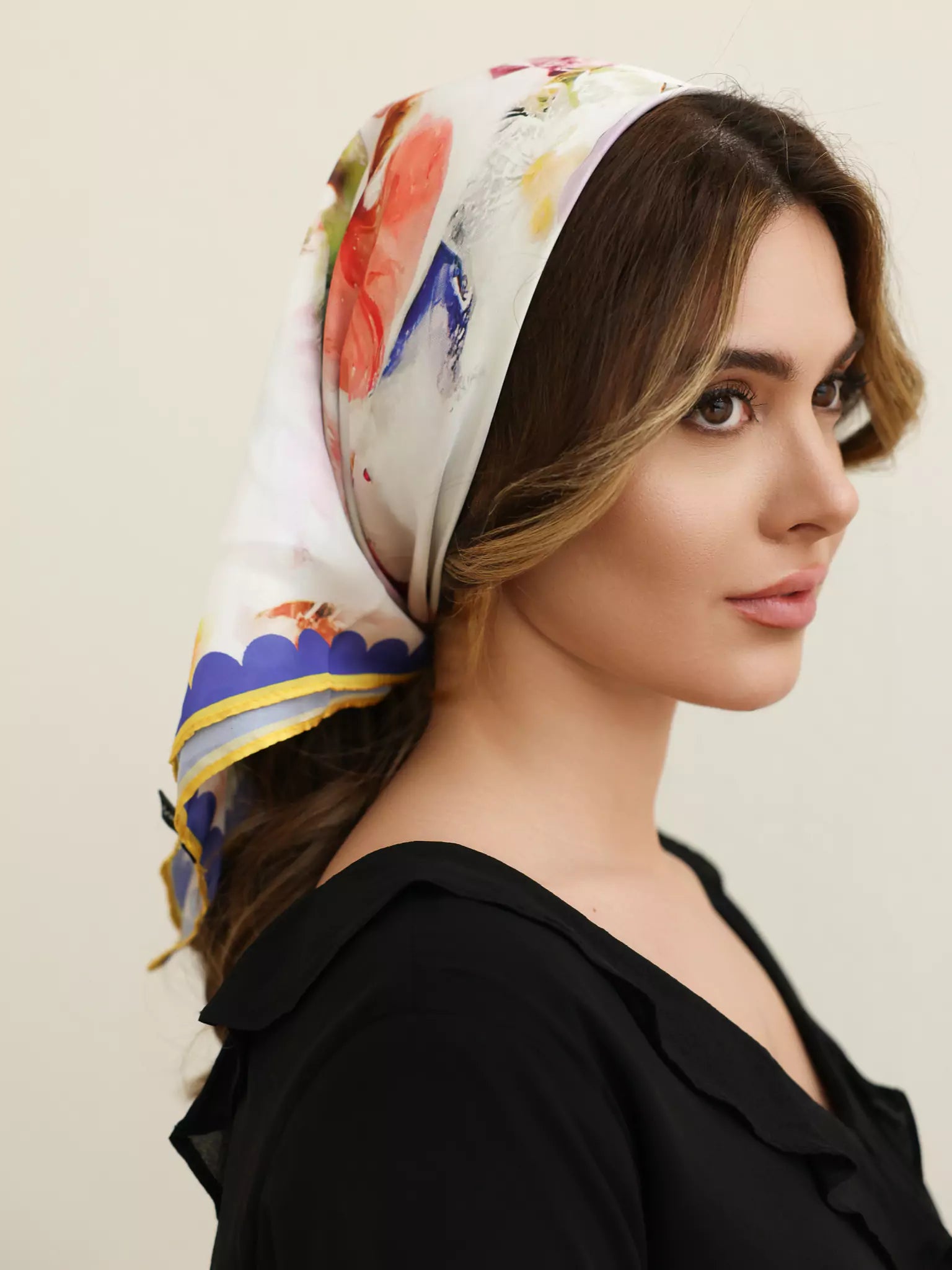 Watercolor Pattern Scarf